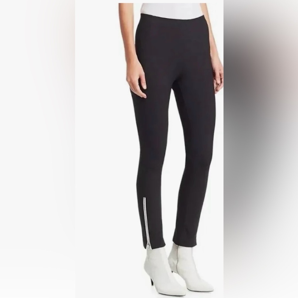 Rag & Bone Simone Black pants with Zipper Ankle Accents size 4